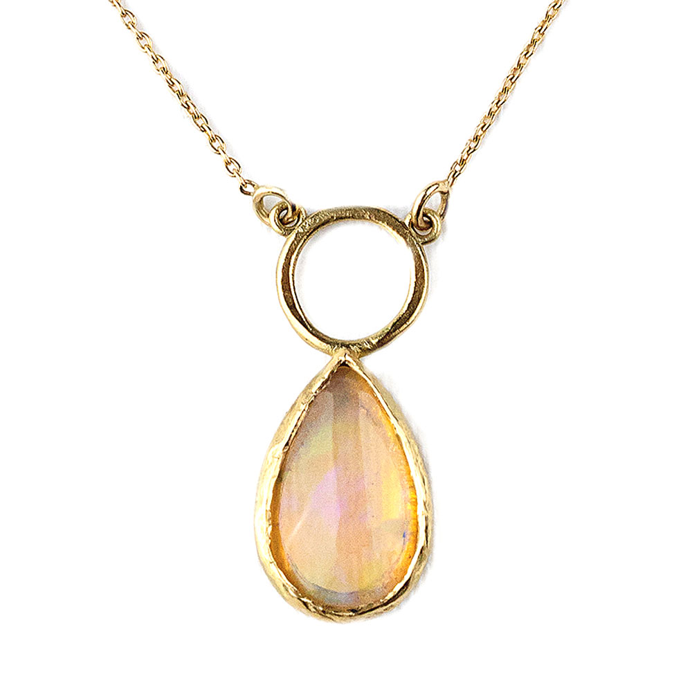 OPAL TAŞLI - Kolye